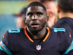 Tyreek Hillside, dos Dolphins, recusa a maior dica sobre a vida de aposentado da NFL viável miami dolphins star tyreek hill in game against new york jets