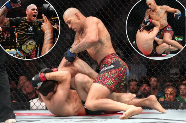 UFC 320: Alex Pereira bate em Magomed Ankalaev para ganhar o título de peso pesado leve

