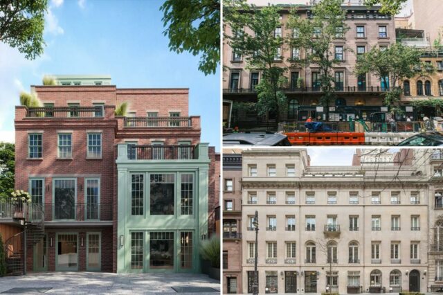 Uma casa geminada de US $ 75 milhões em Nova York poderia estabelecer um recorde no centro da cidade - e aumentar a oferta de 'Frankenmansões' da cidade

