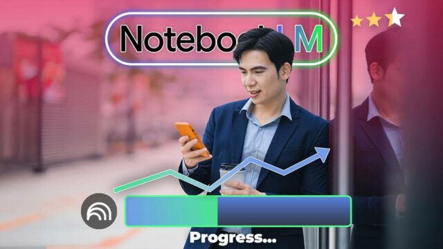 Usei o NotebookLM para gamificar minha vida – e realmente Ilustração do logotipo NotebookLM emergindo de uma lâmpada, simbolizando dicas e truques úteis