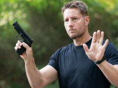 O que saber sobre o final da 3ª temporada de ‘Tracker’: data de exibição, mudanças no elenco e mais Rastreador de recursos Justin Hartley Colter saindo do banho sem camisa