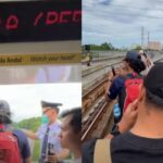 Virais! No momento em que o VLT quebrou, 653 passageiros foram forçados a descer e andar nos trilhos