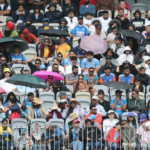 Virat Kohli e Rohit Sharma param de trabalhar para atirar; Índia diminuiu para 25/3 devido à interrupção das chuvas