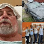 Virginia Man experimentando um ataque cardíaco maciço enquanto dirige acidentes na porta do cardiologista no golpe de sorte 'milagrosos'