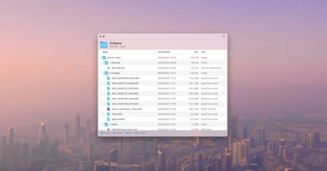 A aparência rápida da pasta é um utilitário deliciosamente simples e útil que deve fazer parte do macOS | ScreenGrab do utilitário em ação