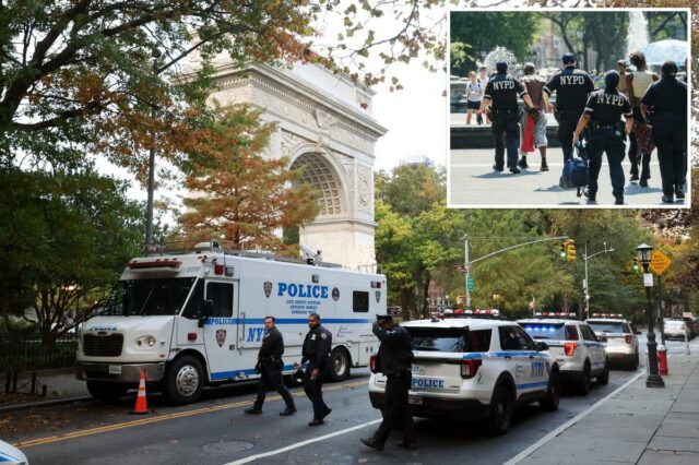 Vizinhos aplaudem a enorme apreensão de drogas no Washington Square Vizinhos aplaudem a enorme apreensão de drogas no Washington Square Park por expulsar traficantes e viciados: 'Faz-me sentir seguro'