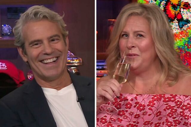 'WWHL': Bridget Everett surpreende Andy Cohen ao admitir que fez sexo no banheiro dele

