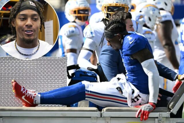 Wan'dale Robinson, de Giants, sabe que a dor Malik Nabers está passando

