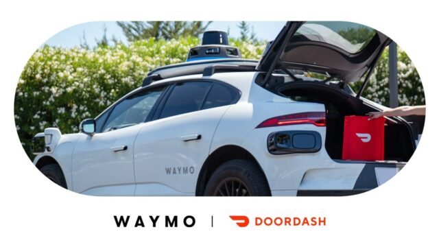 Waymo volta à distribuição, desta vez com DoorDash 

