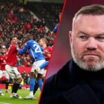 O ex -jogador de futebol e especialista em TV para a Amazon Prime Wayne Rooney analisa antes da partida da Liga dos Campeões entre PSV Eindhoven e Arsenal no Philips Stadion em 2025 em Eindhoven, Holanda.