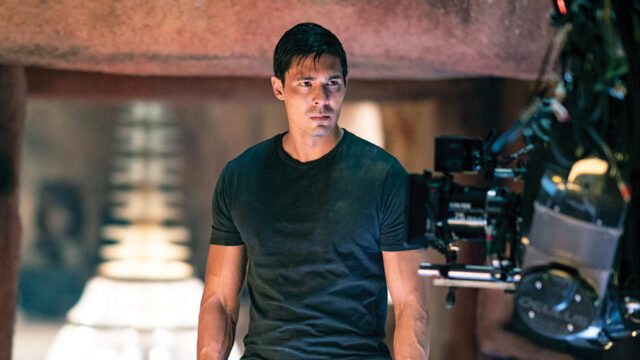 A still image of Lewis Tan in "Mortal Combat"