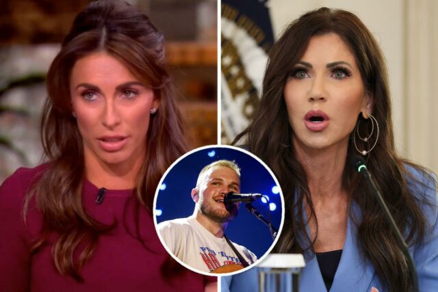 ‘The View’ rebate Kristi Noem por alegar que a música de Zach Bryan criticando o ICE foi “desrespeitosa” para aqueles que lutaram pela liberdade: “Ele é um veterano da Marinha”

