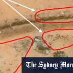 Nabaa Ahmed, de três anos, que fugiu de El Fasher, recebe cuidados médicos em Tawila na quinta-feira.