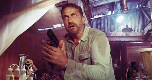 Nick Offerman e Jacob Tremblay em Sovereign