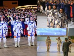 3 astronautas chineses presos na estação espacial após colisão com destroços na cápsula de retorno 3 astronautas chineses presos na estação espacial após colisão com destroços na cápsula de retorno