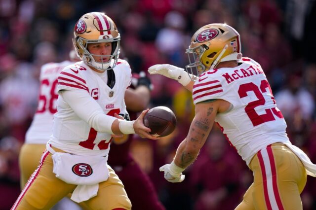 49ers lançam treinos da Semana 10 para Rams sem Ricky Pearsall, mas com Brock Purdy, Bryce Huff
