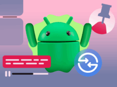 7 recursos do Android que eu esqueci que existiam – mas agora não posso viver sem Mão segurando um telefone mostrando um mapa minimalista na tela sempre ativa, com o mascote do Android e rolinhos de canela ao fundo.