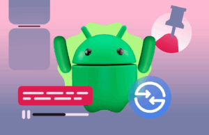 7 recursos do Android que eu esqueci que existiam – mas agora não posso viver sem Mão segurando um telefone mostrando um mapa minimalista na tela sempre ativa, com o mascote do Android e rolinhos de canela ao fundo.