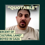 “95 por cento das terras agrícolas” destruídas em Gaza