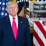 O presidente Donald Trump observa antes de assinar uma ordem executiva sobre crianças e famílias adotivas.