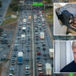 A Casa Branca culpa os estados liderados pelos democratas por 'arrastar a média nacional dos preços do gás', que permanece estável desde o último Dia de Ação de Graças