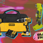 Kit de chave de impacto sem fio amarelo Dewalt com acessórios e baterias extras