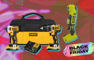 A Home Depot está distribuindo ferramentas sem fio gratuitas para a Black Friday: veja as principais ofertas do BOGO Kit de chave de impacto sem fio amarelo Dewalt com acessórios e baterias extras