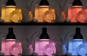 A Ikea está se aventurando na tecnologia doméstica inteligente com 21 novos dispositivos Matter-over-Thread Lâmpadas inteligentes Kajplats numa lâmpada de Fado