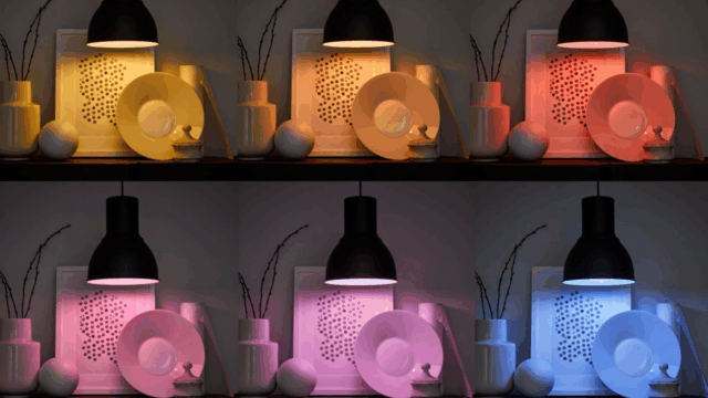 A Ikea está se aventurando na tecnologia doméstica inteligente com Lâmpadas inteligentes Kajplats numa lâmpada de Fado