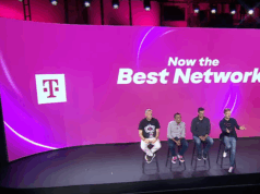 A T-Mobile está tirando uma grande vantagem de alguns usuários Um mapa de cobertura da T-Mobile em um smartphone.