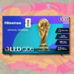 A TV Hisense Classe QD6 QLED 4K de 100 polegadas está com um novo preço recorde antes da Black Friday