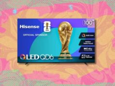 A TV Hisense Classe QD6 QLED 4K de 100 polegadas está com um novo preço recorde antes da Black Friday A TV Hisense Classe QD6 QLED 4K de 100 polegadas está com um novo preço recorde antes da Black Friday