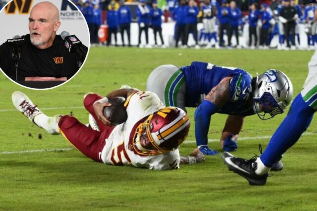 A atualização sobre lesões de Jayden Daniels vem depois que Dan Quinn explica a polêmica decisão dos Commanders
