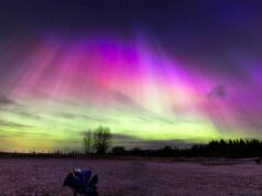 A aurora boreal pode iluminar o céu na noite de quinta-feira Ícone de conversão de texto em fala