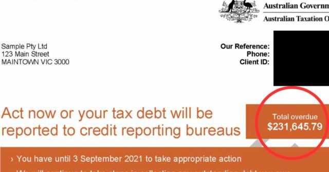 A brecha fiscal que deixa australianos inocentes com dívidas enormes Imagem de abuso financeiro
