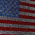 O presidente dos EUA, Donald Trump, exibe uma ordem executiva sobre inteligência artificial que assinou no