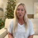 A deputada Marjorie Taylor Greene deixando o Congresso após rivalidade com Trump