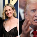 A esposa de Jimmy Kimmel se lembra de ter contado aos filhos sobre a suspensão do programa e o corte de membros da família que votavam em Trump: 'Meu marido está lá fora, lutando contra esse homem'