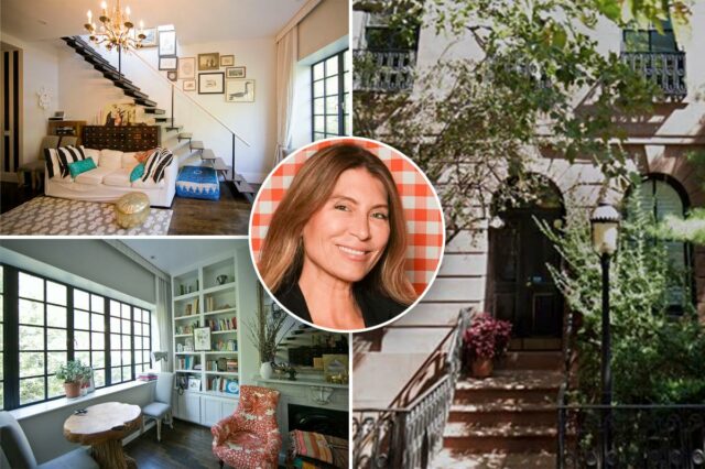 A estrela da HGTV, a designer de 'Trading Spaces' Genevieve Gorder lista sua casa duplex totalmente renovada em Nova York por US $ 4,3 milhões
