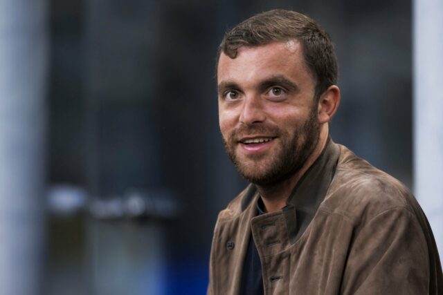 A estrela que Fabrizio Romano afirmou ser o 'alvo dos O Manchester United tem como alvo Ederson comemorando durante a partida entre Lazio e Atalanta, no Stadio Olimpico, em Roma, Itália, em 2023.