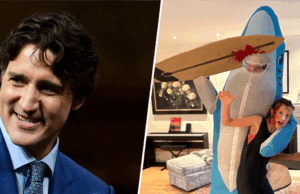 A fantasia de Halloween de Justin Trudeau com seu filho faz referência a Katy Perry? A fantasia de Halloween de Justin Trudeau com seu filho faz referência a Katy Perry?