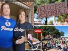 A fúria irrompe depois que um predador sexual adolescente acusado escapa da prisão; Famílias lotam tribunal exigindo chefe de juiz A fúria irrompe depois que um predador sexual adolescente acusado escapa da prisão; Famílias lotam tribunal exigindo chefe de juiz