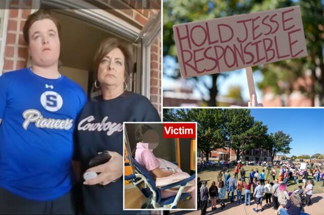 A fúria irrompe depois que um predador sexual adolescente acusado A fúria irrompe depois que um predador sexual adolescente acusado escapa da prisão; Famílias lotam tribunal exigindo chefe de juiz