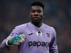 A imprensa turca chama de ‘gigante’ Andre Onana ‘homem do destino’ após o último jogo do Trabzonspor ícone de correio