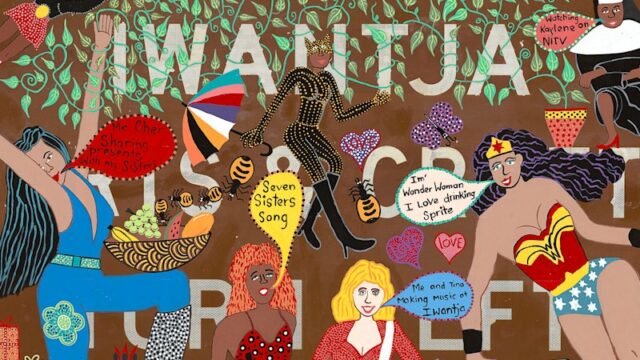 A maior exposição de arte indígena já exibida no exterior Anciã Wik de Ricky Maynard, Gladys.