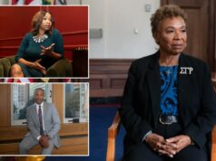A nova prefeita de Oakland, Barbara Lee, luta contra a alta criminalidade da cidade e diz às autoridades federais para ficarem longe A nova prefeita de Oakland, Barbara Lee, luta contra a alta criminalidade da cidade e diz às autoridades federais para ficarem longe