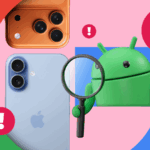 A parte inferior do Pinwheel Plus 4, mostrando o conector de fone de ouvido e a porta USB-C