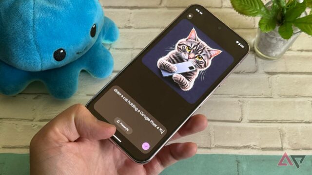 O aplicativo Pixel Studio no Google Pixel 9.