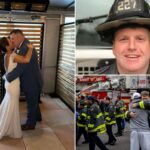 A pegadinha do primeiro de abril de Fallen Bravest Patrick Brady oferece um vislumbre atrevido do herói do FDNY - enquanto a viúva tem uma citação emocionante no Facebook