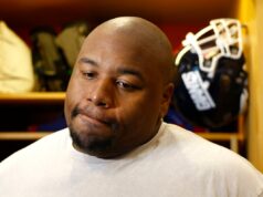 A postura de Dexter Lawrence em relação ao ruído externo é clara enquanto os Giants continuam em espiral O tackle defensivo do New York Giants, Dexter Lawrence II, respondendo a perguntas dos repórteres.